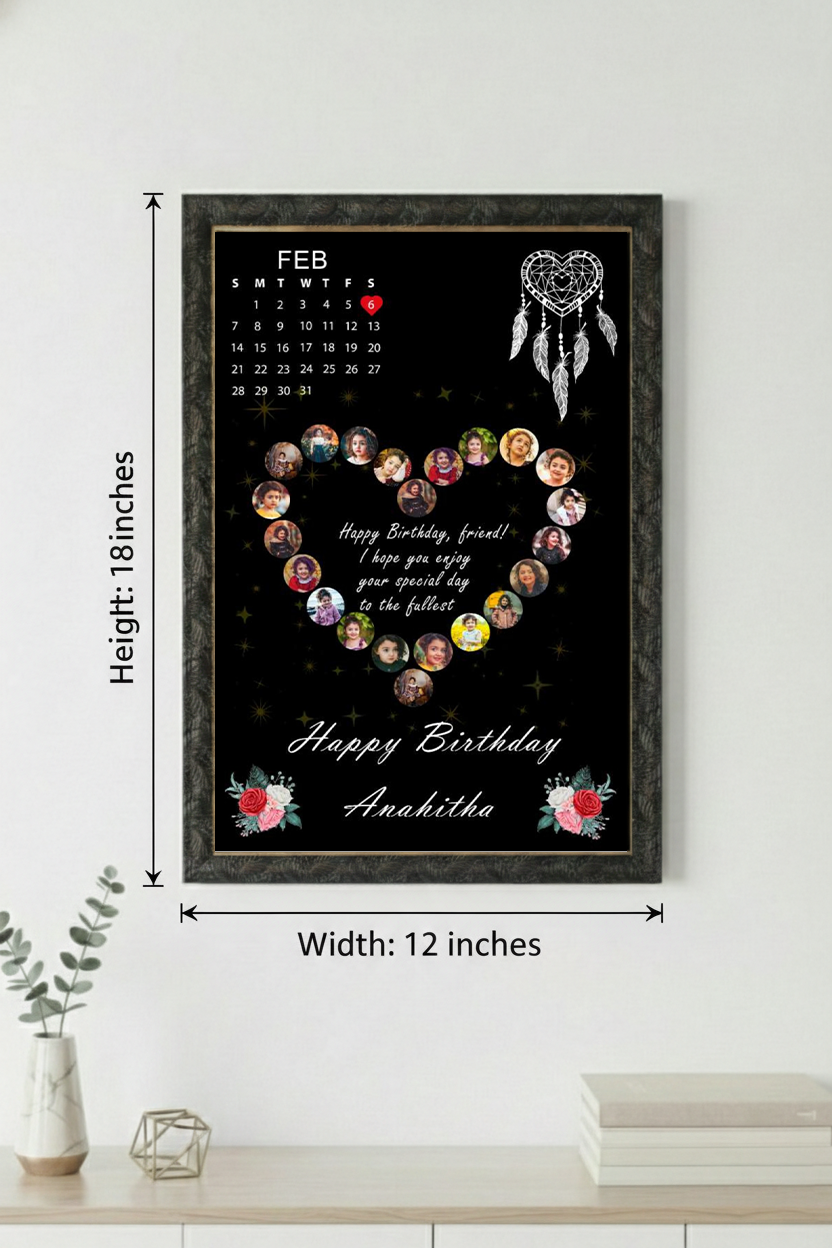 Birthday Frame PVF - 22-1218-110