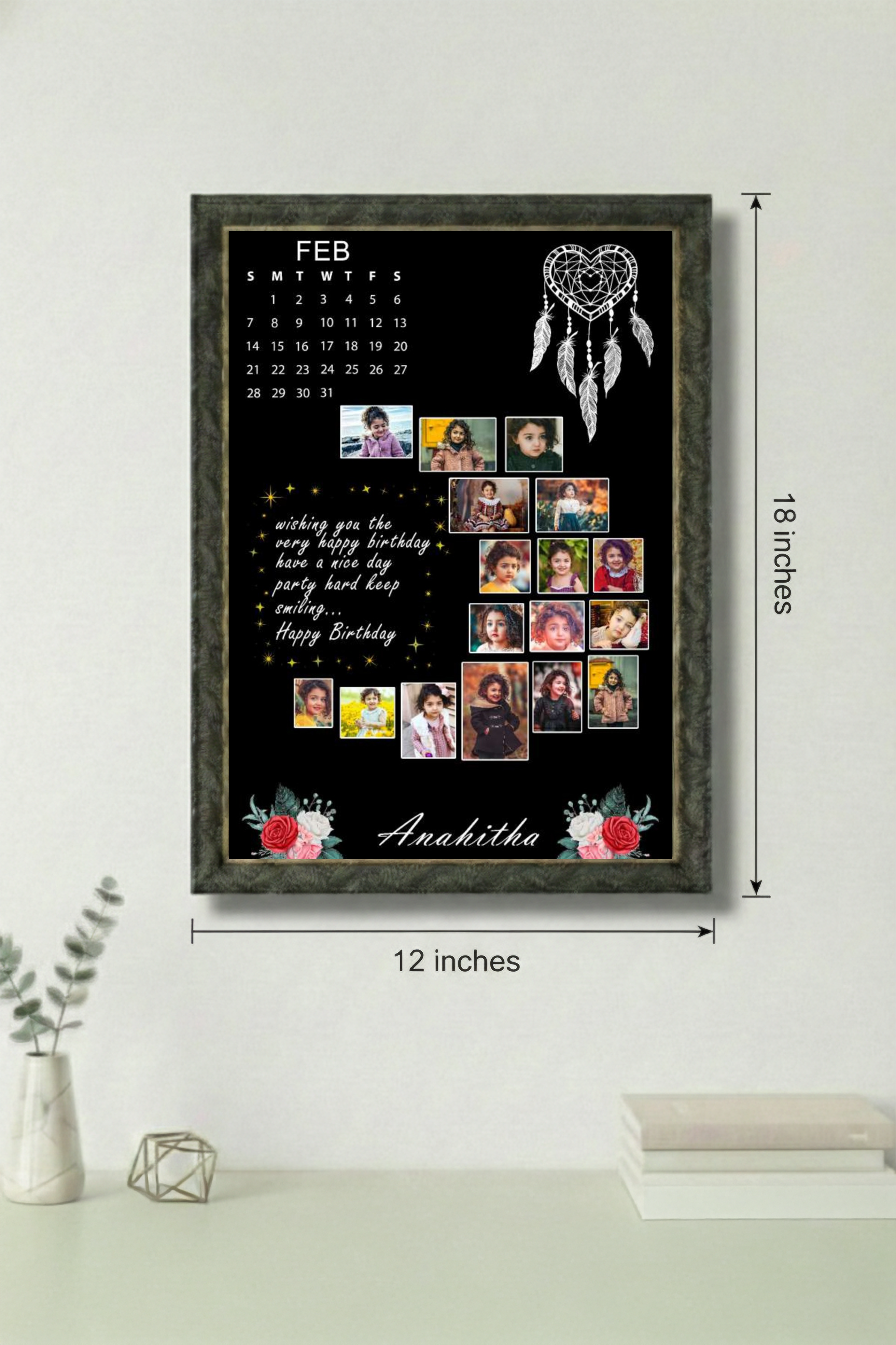Birthday Frame PVF - 17-1218-116
